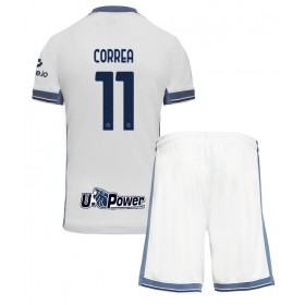 Inter Milan Joaquin Correa #11 Borte skjorte til barn 2024-25 Kortermet (+ korte bukser)